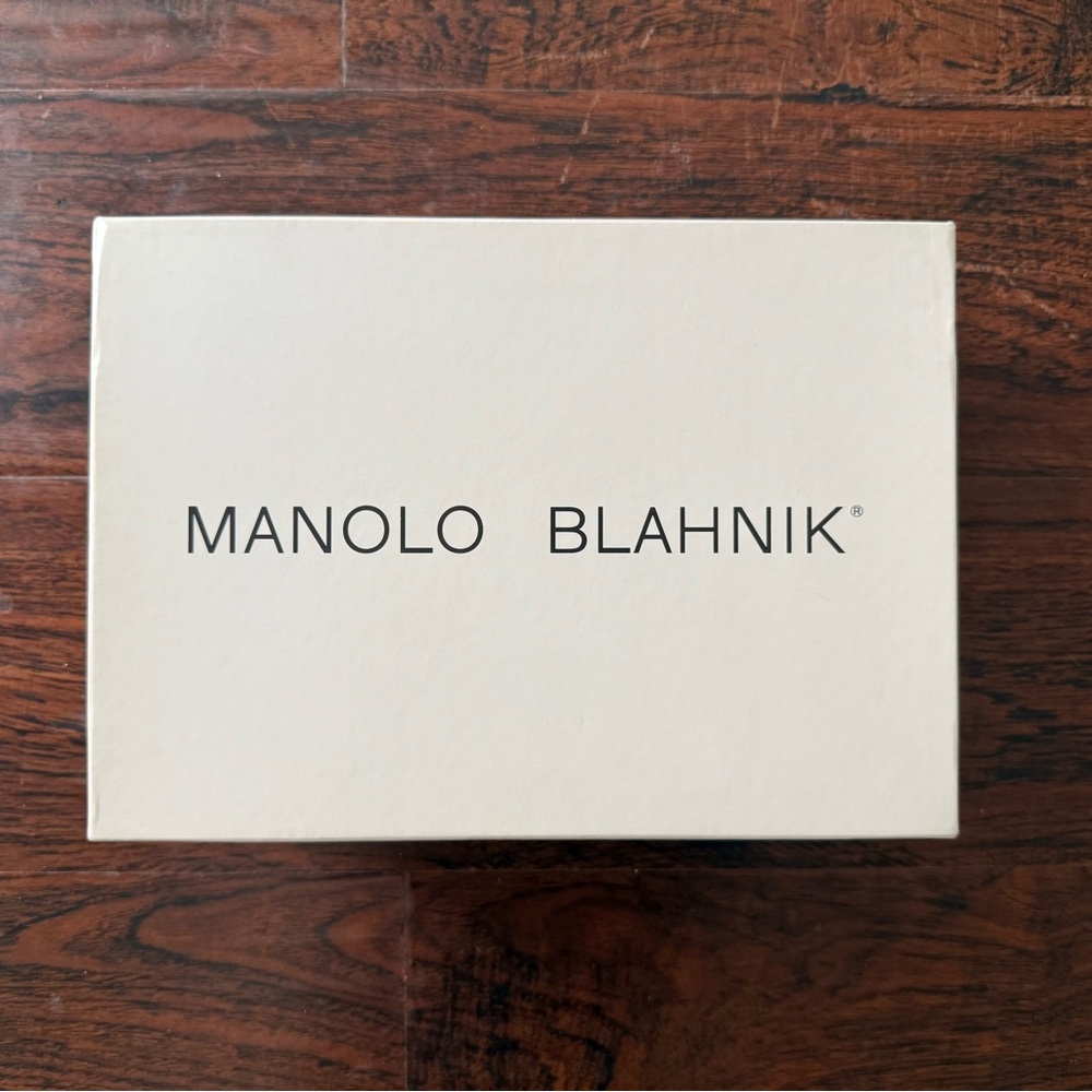 NWT Manolo Blahnik  Dark Gold Glitter Jewel Buckle Pumps 115mm (EU34.5) - Picture 5 of 10